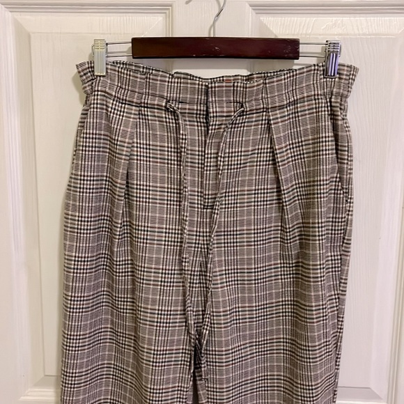 Joe Fresh plaid trousers with adjustable waist - Picture 2 of 4